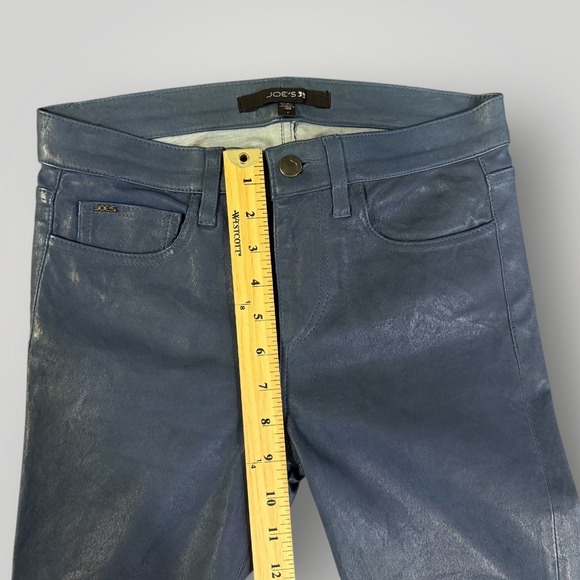 JOES JEANS Womens Indigo Skinny  Lamb Leather Pants Size 27 Style H6565252 - Picture 12 of 13